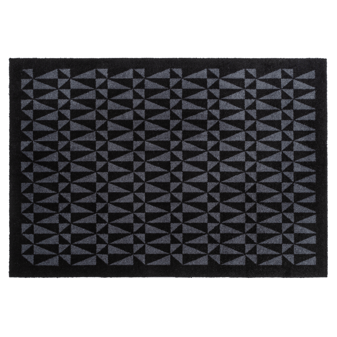 Floor mat 90 x 130 cm - Graphic/Black Gray