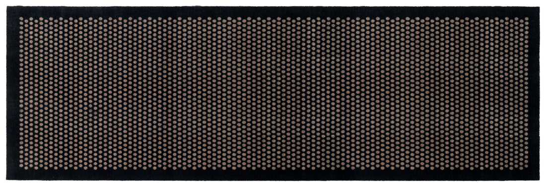 Floor mat 100 x 300 cm - dot/black sand