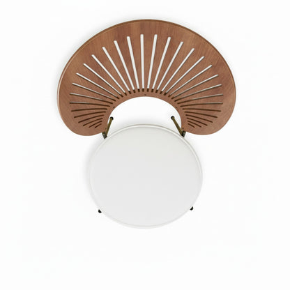 Luxury cushion for the Nanna Ditzel Trinidad chair in - white leather
