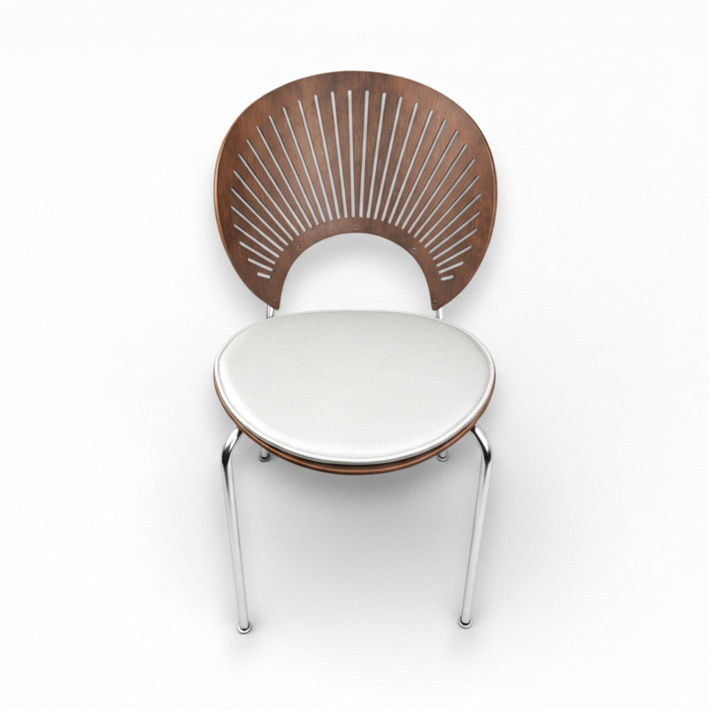 Luxury cushion for the Nanna Ditzel Trinidad chair in - white leather