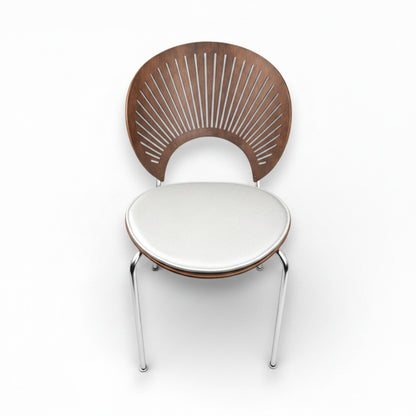 Luxury cushion for the Nanna Ditzel Trinidad chair in - white leather