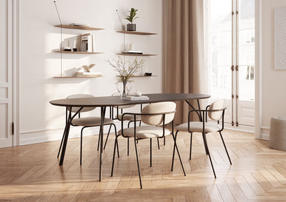 Tree Dining table (220 cm) - Black/Black