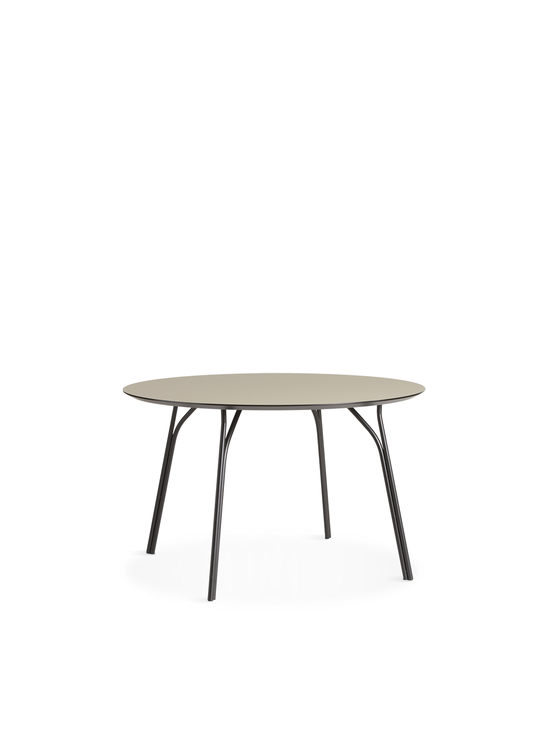 Tree Dining table (120 cm) - Beige/Black