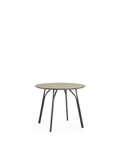 WOUD - Tree Dining Table (90 cm) - Beige/Black