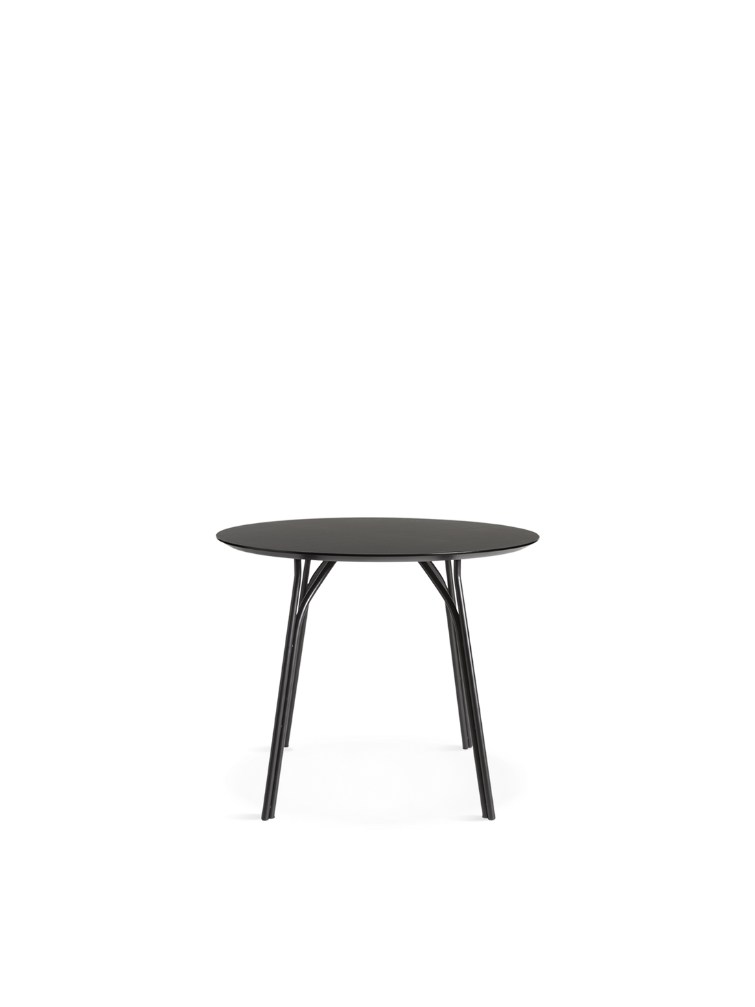 WOUD - Tree Dining Table (90 cm) - Black/Black