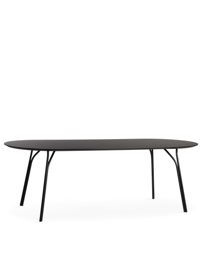 Tree Dining table (220 cm) - Black/Black