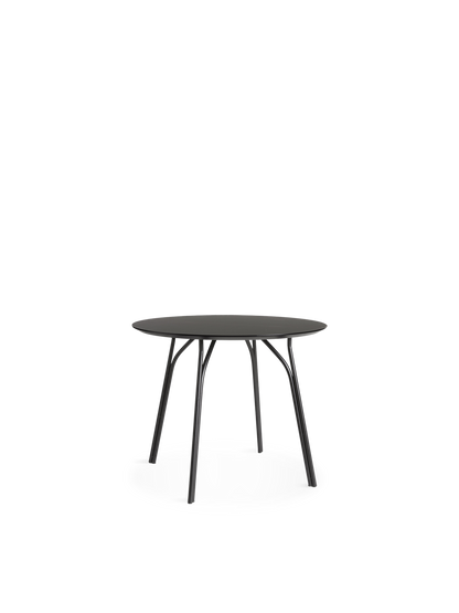 WOUD - Tree Dining Table (90 cm) - Black/Black