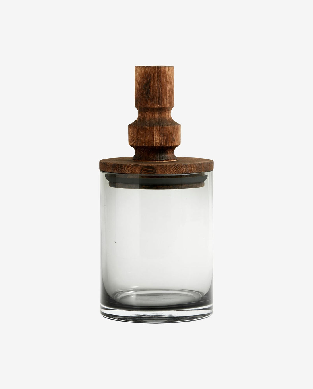 Sage storage glass with wood lid - 850 ml