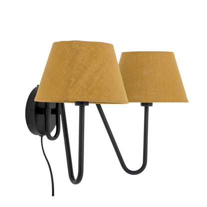 Bloomingville Letty Wall lamp, Black, Metal