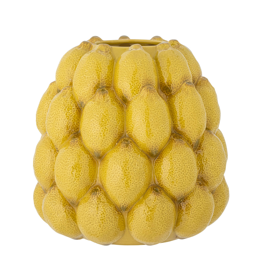 Creative Collection Limone Vase, Yellow, Stoneware