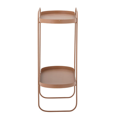 Bloomingville reet side table, brown, metal