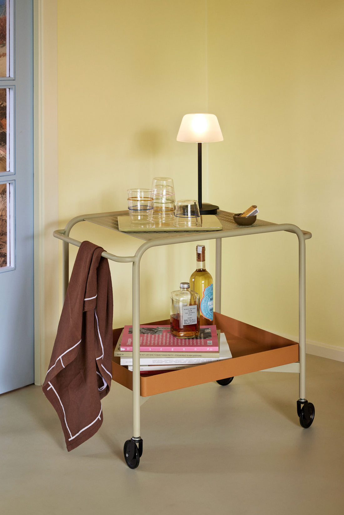 Hübsch Easypeasy Towel Brown/Purple