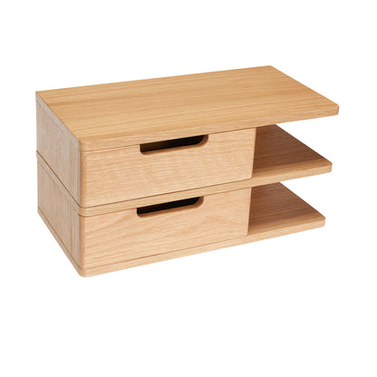 Hübsch open wall shelf/bedside table nature