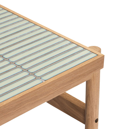 Tile Coffee Table Mint/Natural - 61x66xh44cm