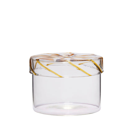 Hübsch Heir Storage Glass Make Yellow