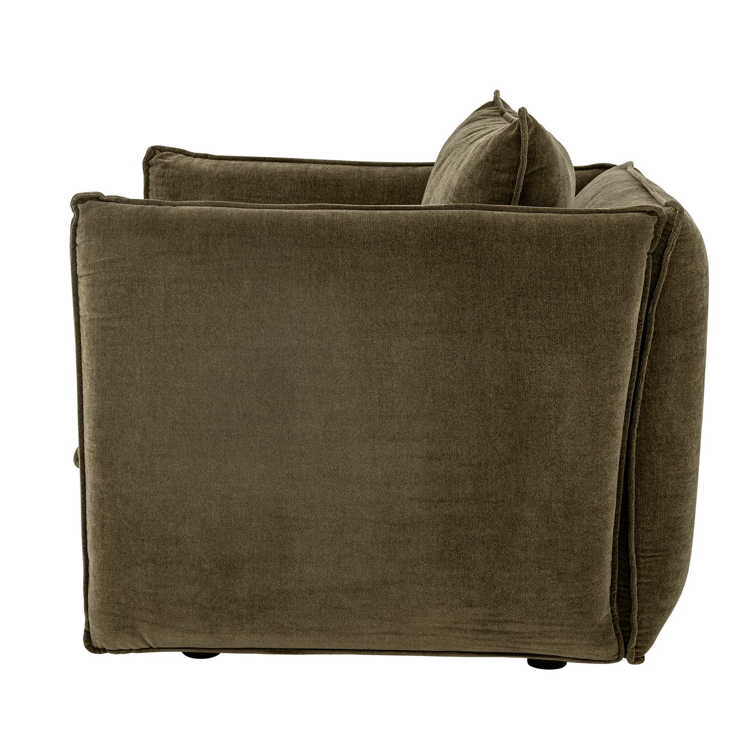 Bloomingville Austin Lounge chair, green, recycled polyester