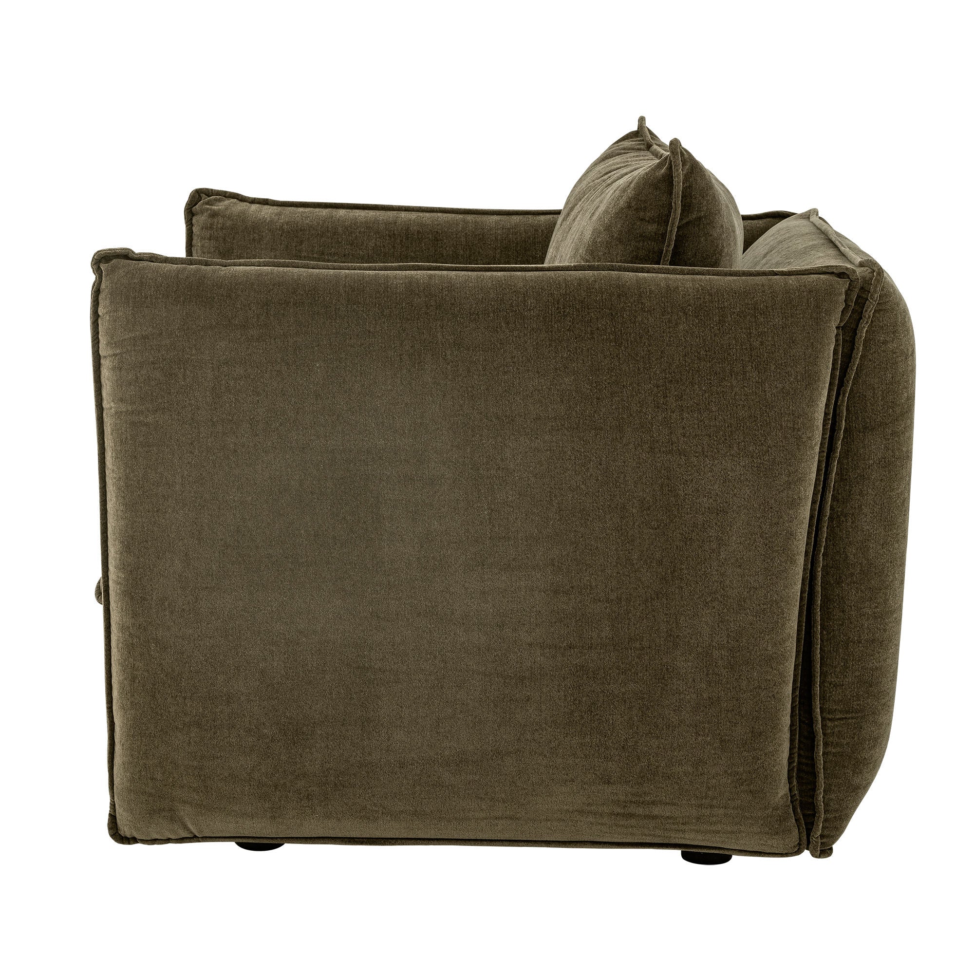 Bloomingville Austin Lounge chair, green, recycled polyester