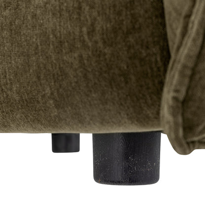 Bloomingville Austin Lounge chair, green, recycled polyester