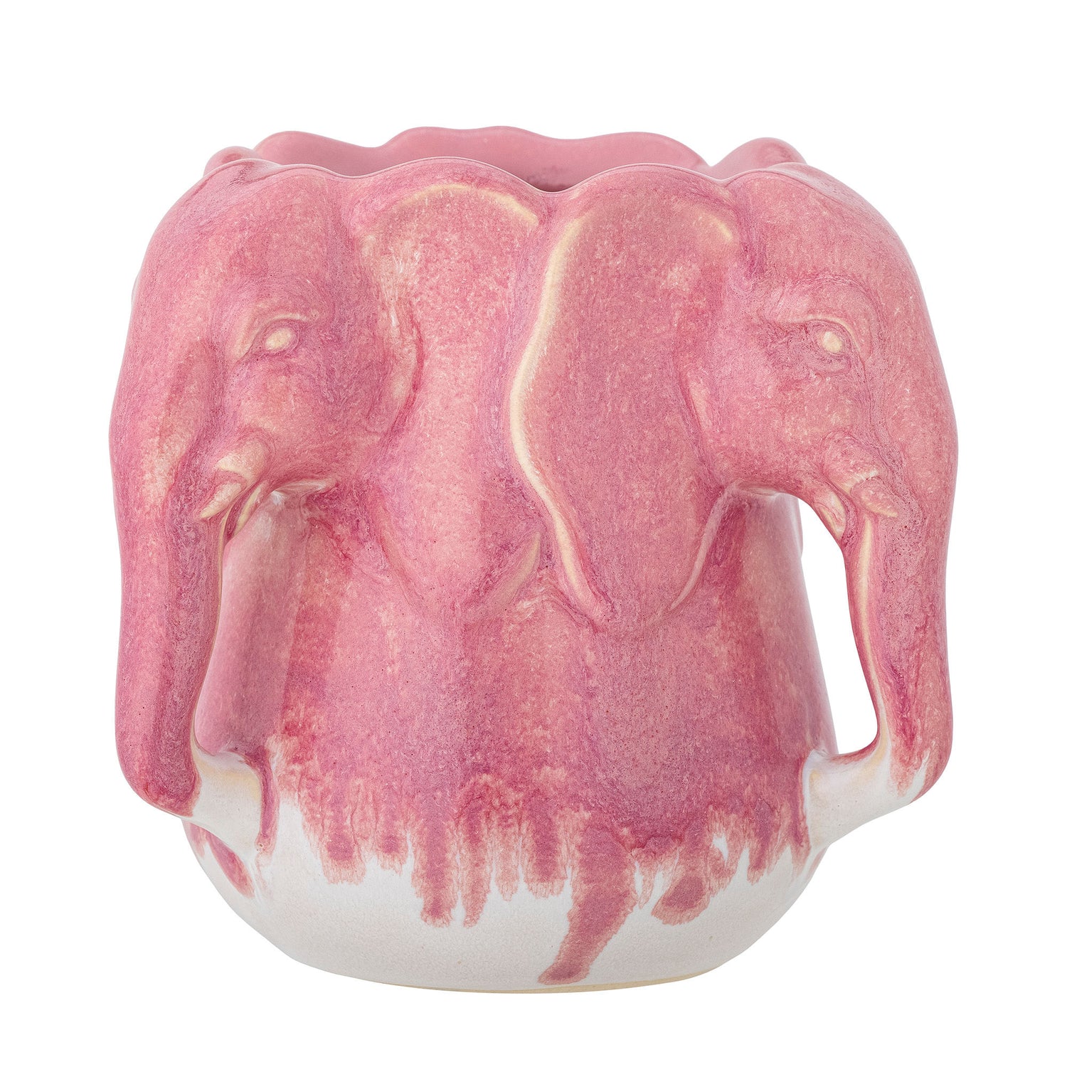 Bloomingville Pontus Vase, Pink, Stoneware