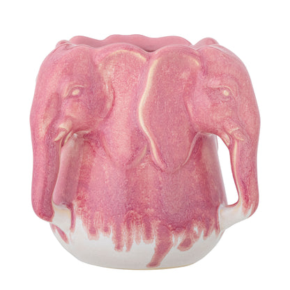 Bloomingville Pontus Vase, Pink, Stoneware
