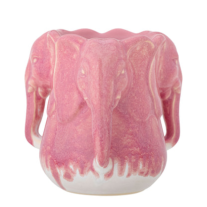 Bloomingville Pontus Vase, Pink, Stoneware
