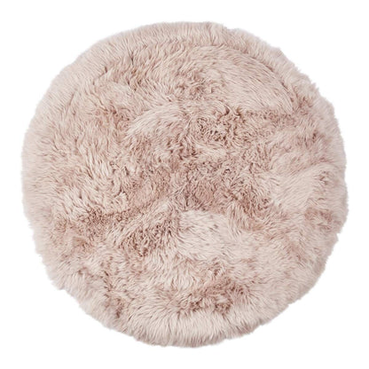 Designer rug | Long-haired | New Zealand | Ø140 cm