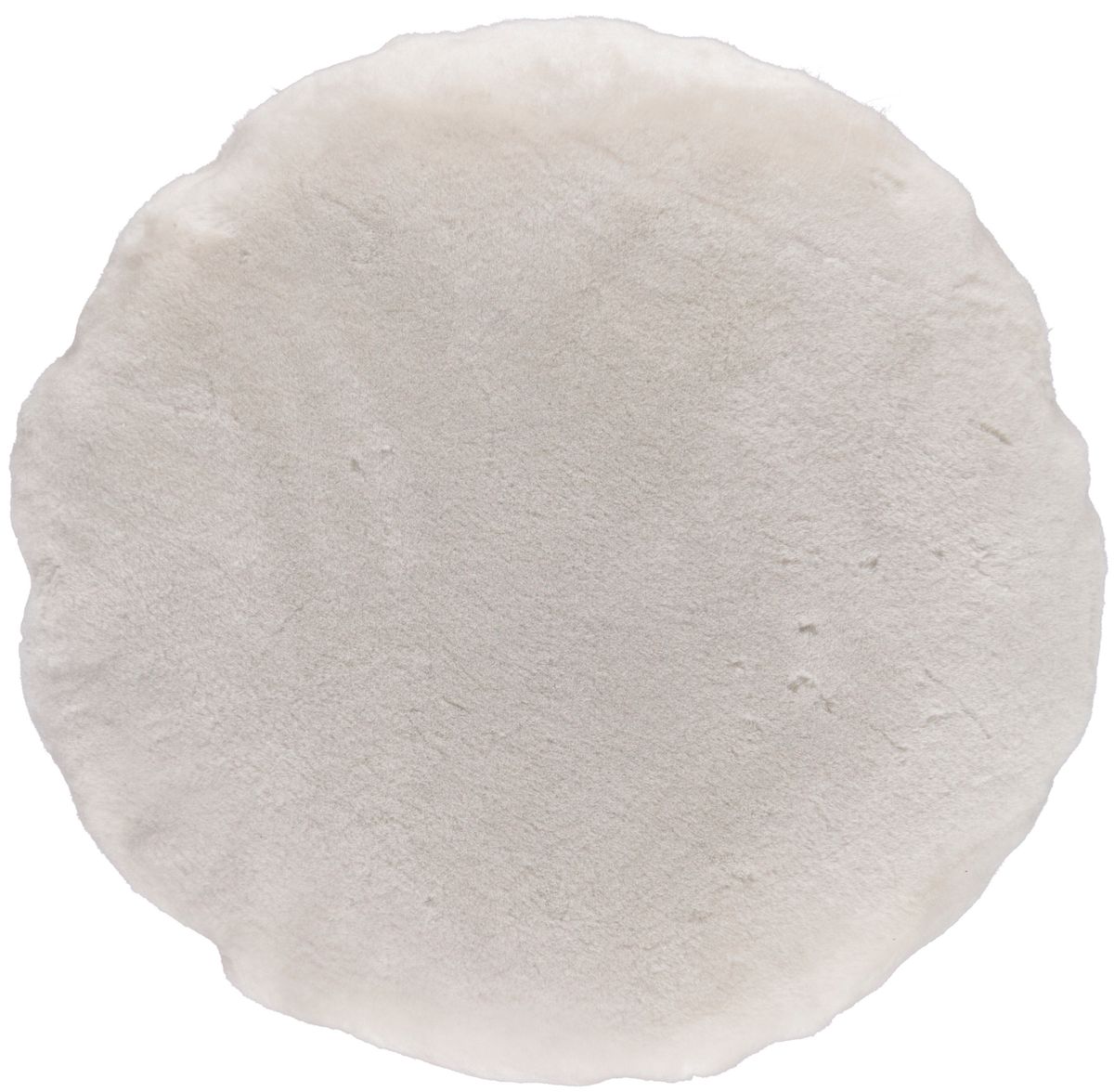 Lambskin cushion | Velvet | Moccasin | Double Sided | Ø45 cm &amp; Ø62 cm