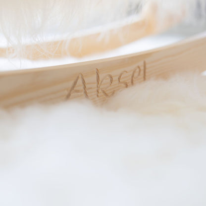 Manray Povl Kjer Design | Long-haired Lambskin | Large L85xW25xH60 cm