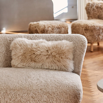 Lambskin pillow | Long-haired | New Zealand | 28x56 cm