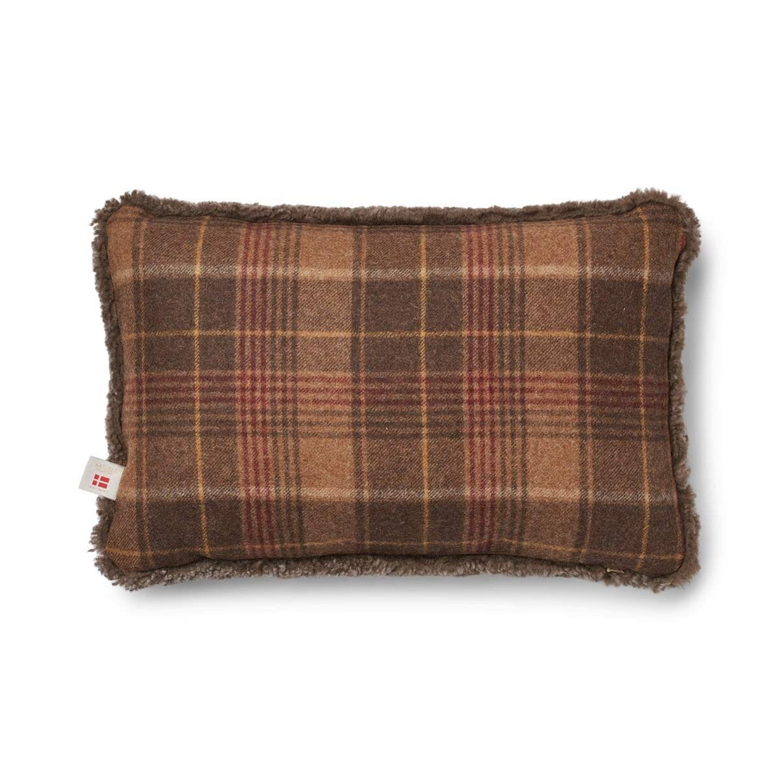 Checked Collection | Wool pillow | Short-haired | 34x52 cm