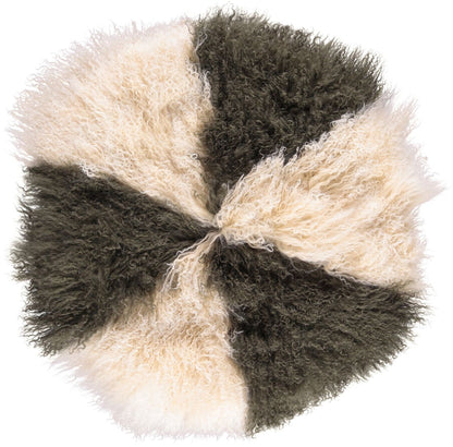 Lambskin cushion | Curly | Tibet | Ø45 cm, Ø62 cm &amp; Ø38 cm