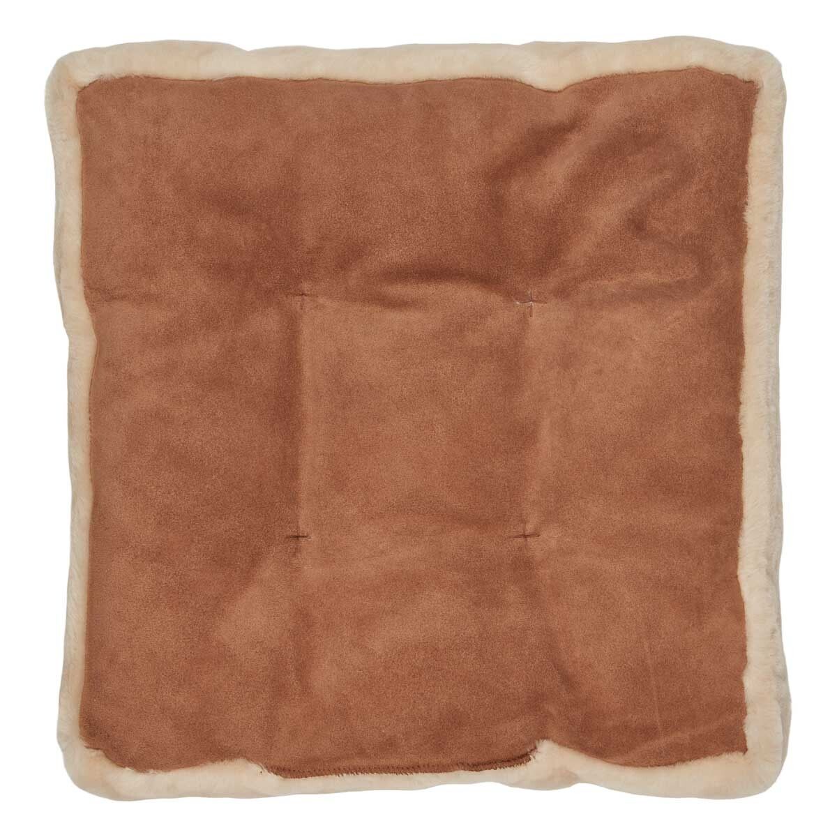 Seat cushion w/fill | Moccasin | New Zealand | 45x45 cm