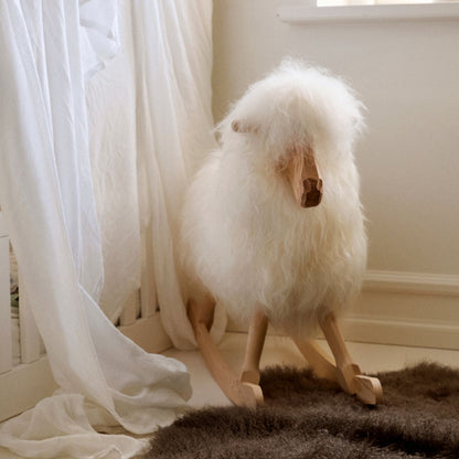 Manray Povl Kjer Design | Long-haired Lambskin | Large L85xW25xH60 cm