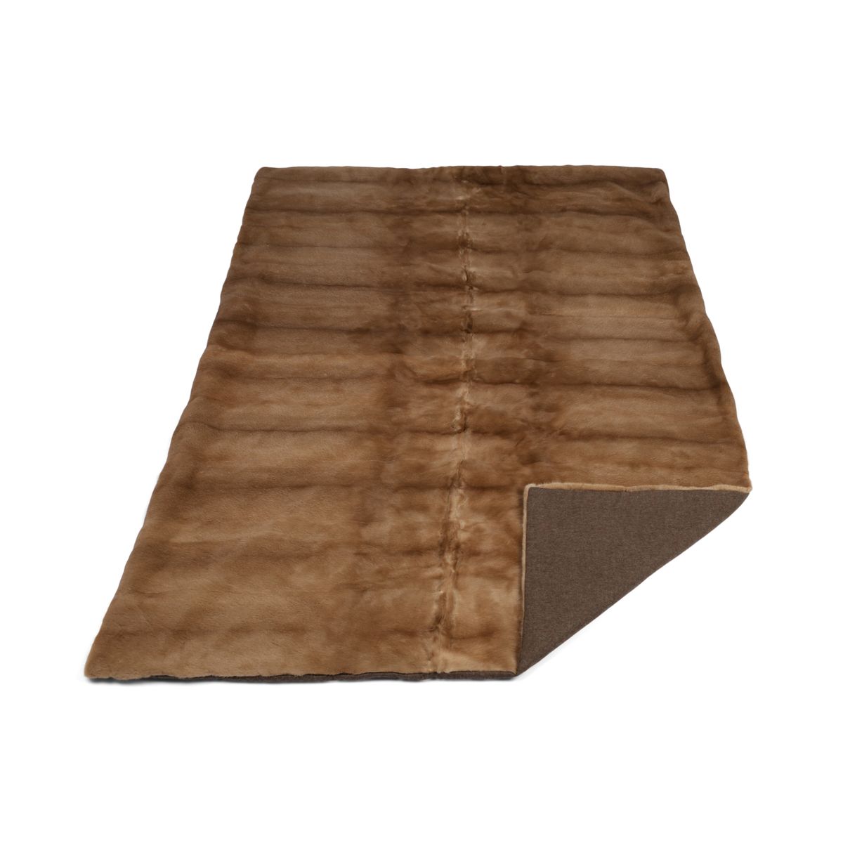 Mink plaid | Back of cashmere | Redglow | 200x125 cm