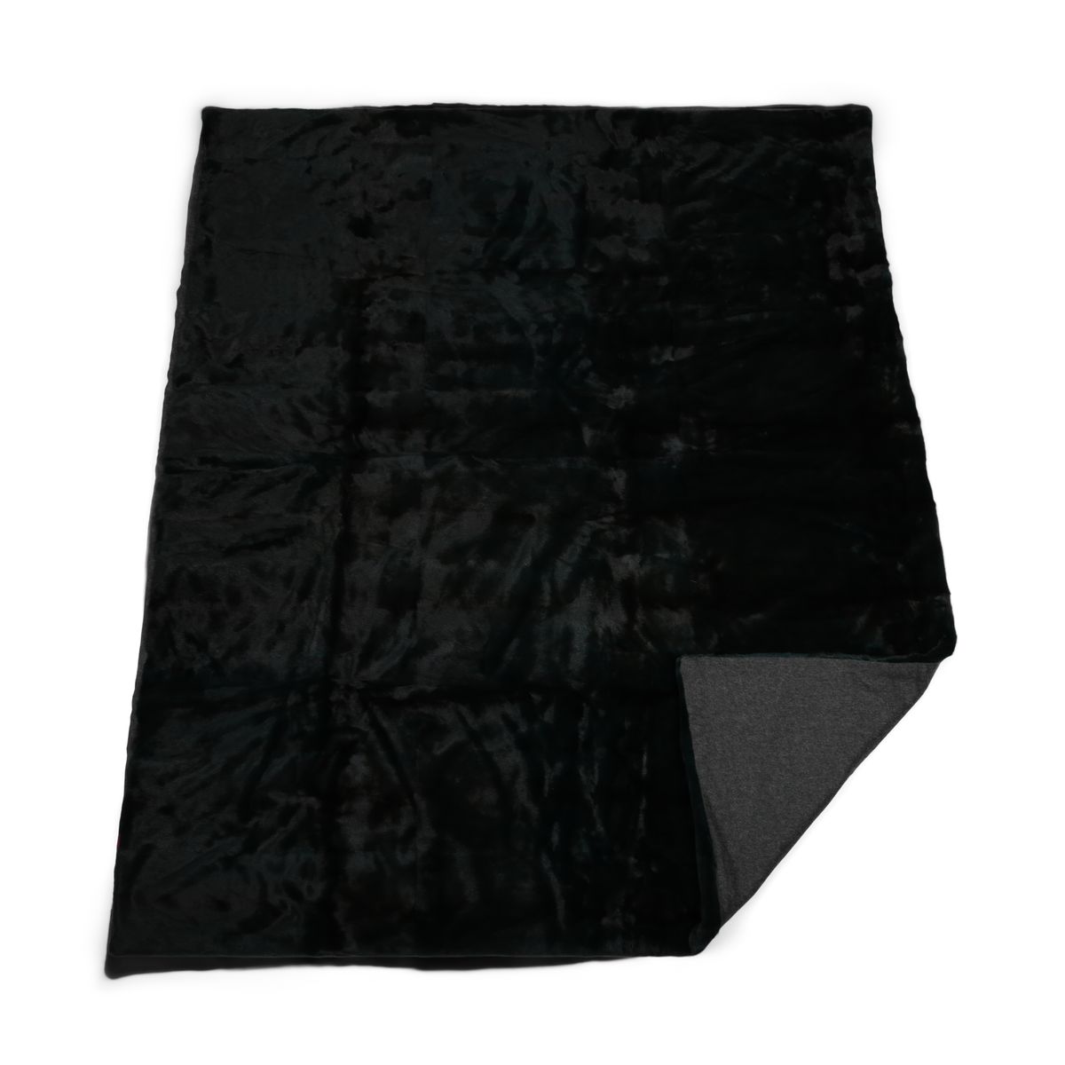 Mink plaid | Back of cashmere | Antique green | 180x210 cm