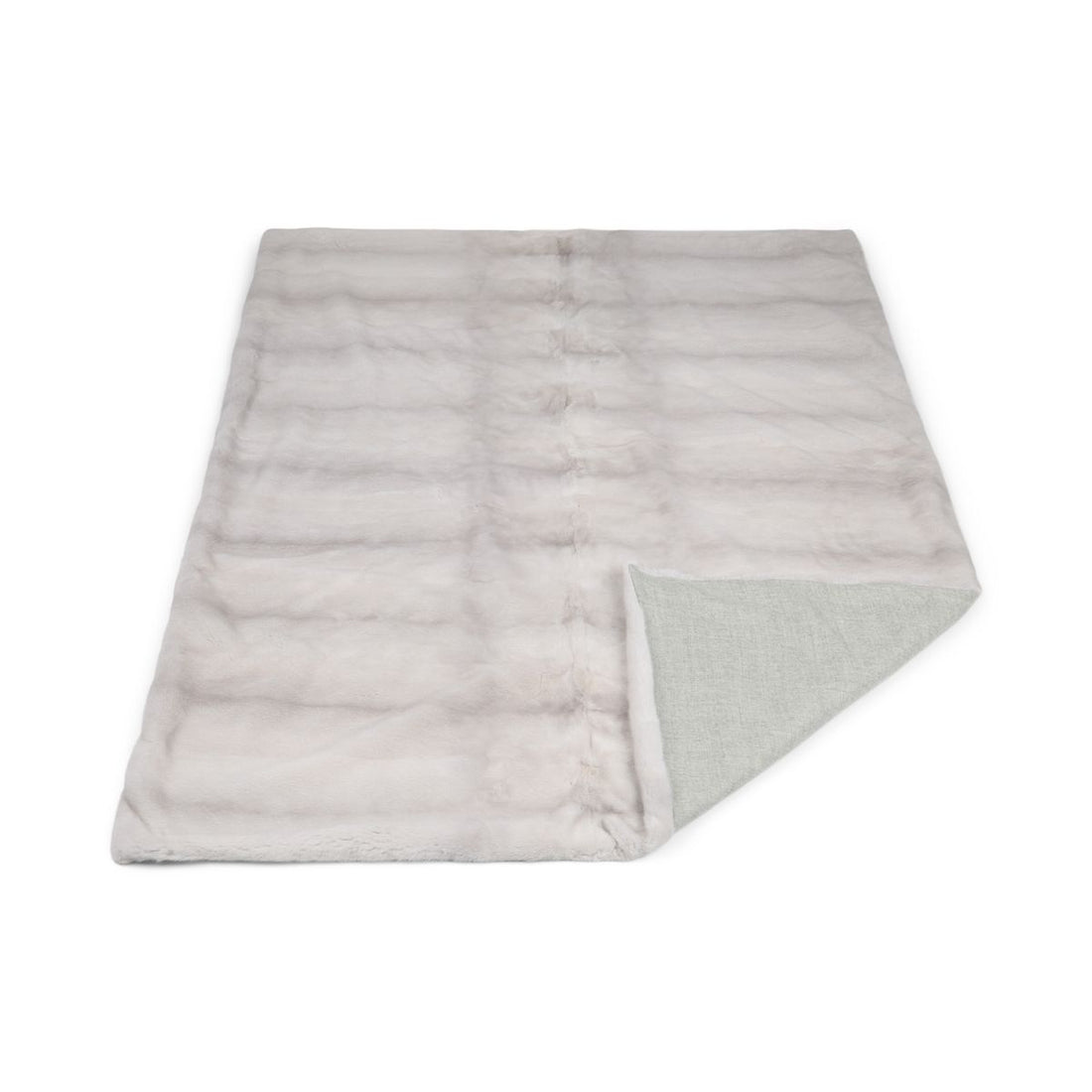 Mink plaid | Back of cashmere | Pearl Cross | 180x130 cm