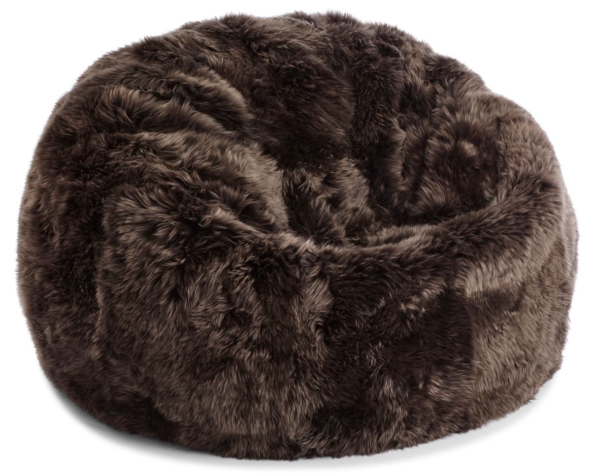 Round bean bag chair | Long-haired | New Zealand | 73x74 cm &amp; 92x93 cm