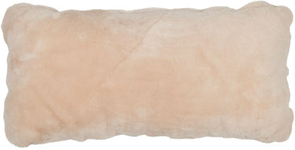 Lambskin cushion | Moccasin | Double Sided | 28x56 cm