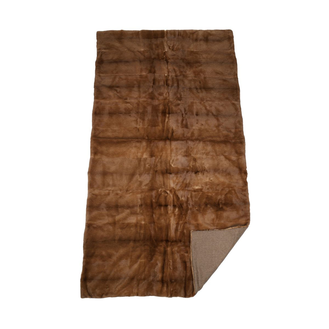 Mink plaid | Back of cashmere | Redglow | 126x212 cm
