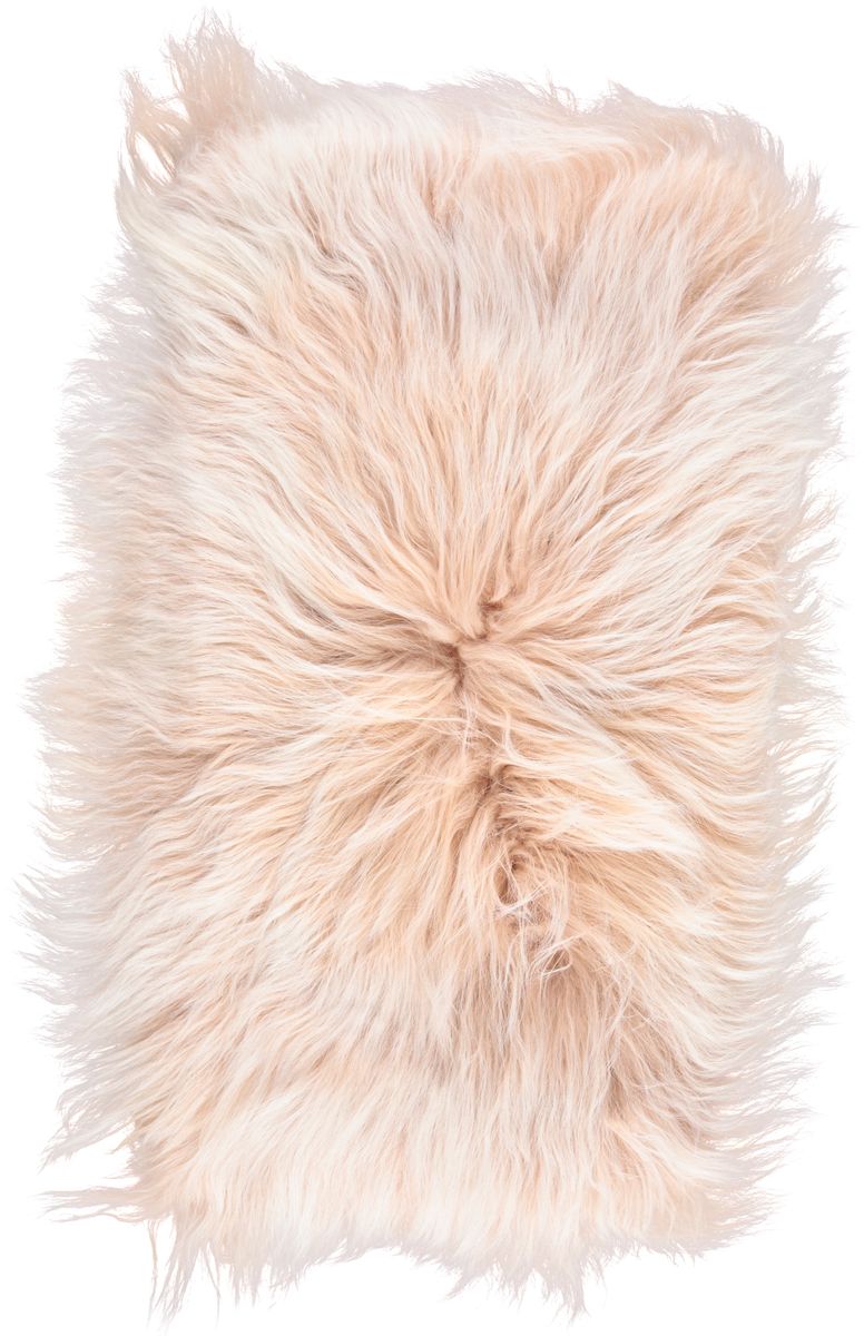 Lambskin cushion | Long-haired | Tibet | Kashmir | 28x56 cm