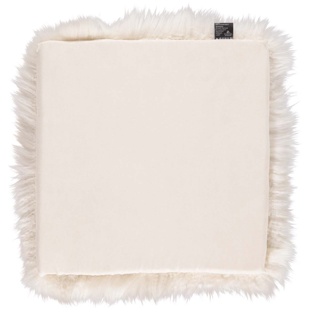 Seat cushion w/fill | Long-haired | New Zealand | 37x37 cm