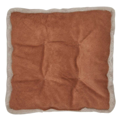 Seat cushion w/fill | Moccasin | New Zealand | 45x45 cm