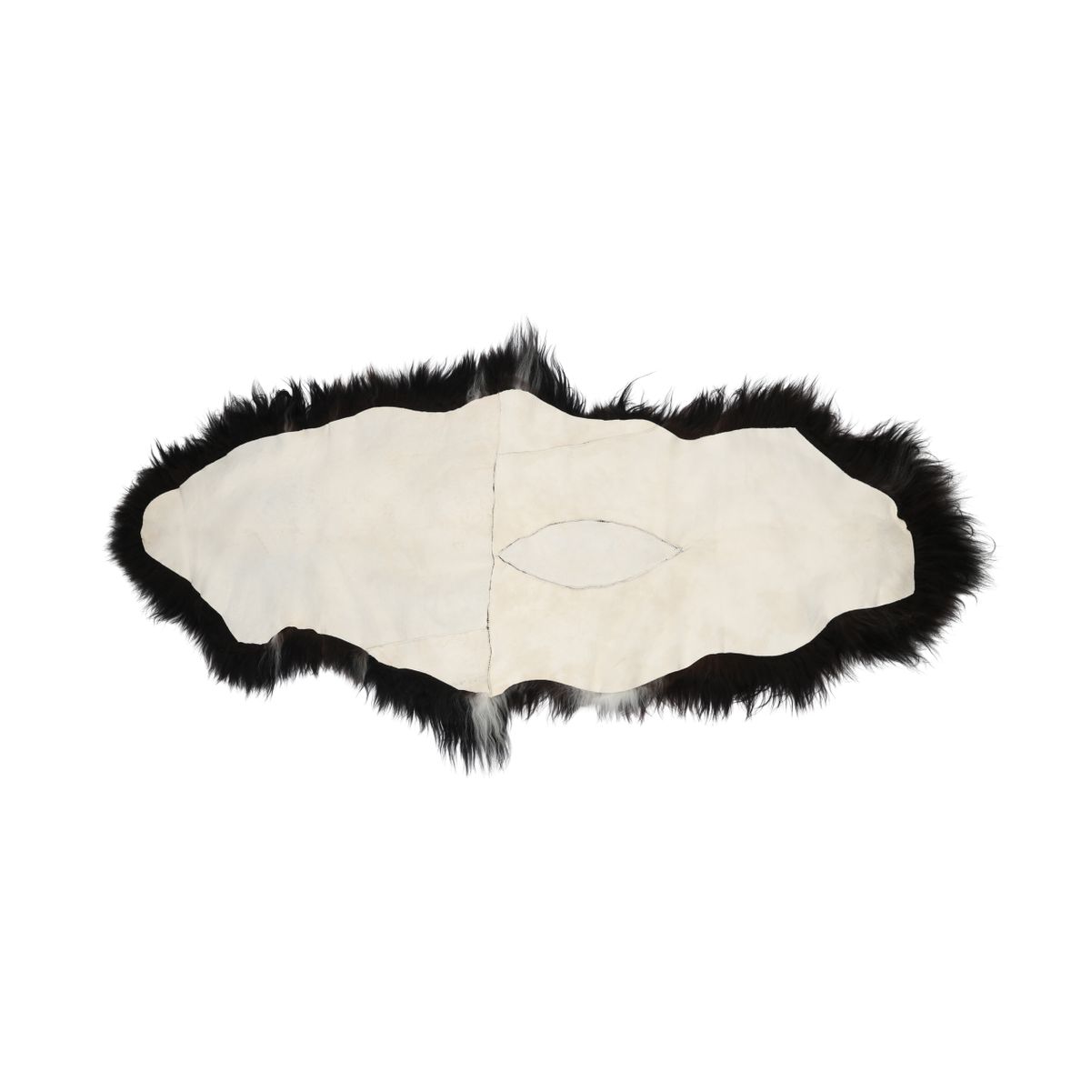 Icelandic Double Lambskin | Natural colors | Long-haired | 160 cm