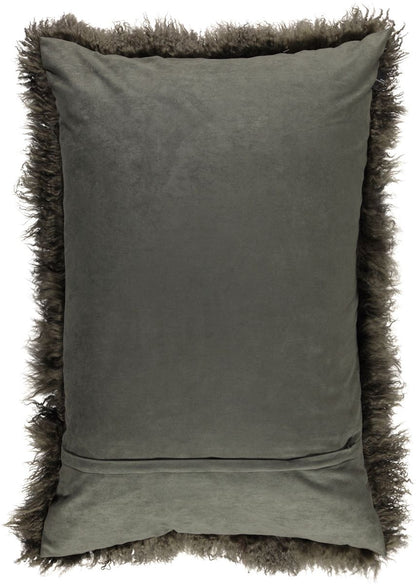 Lambskin cushion | Curly | Tibet | 60x90 cm