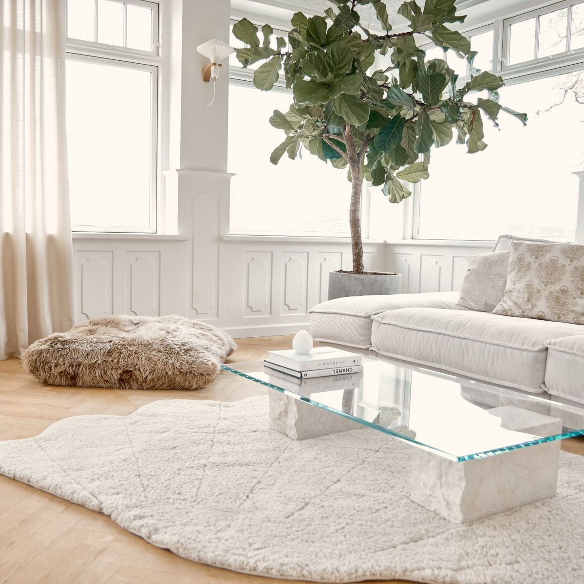 Shell Designer Carpet | Short-haired | New Zealand | 210x150 cm