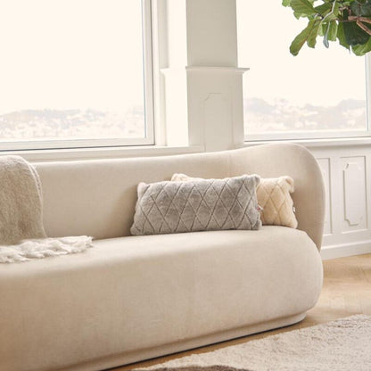 Leaf pillow | Moccasin | Double Sided | New Zealand | 28x56 cm