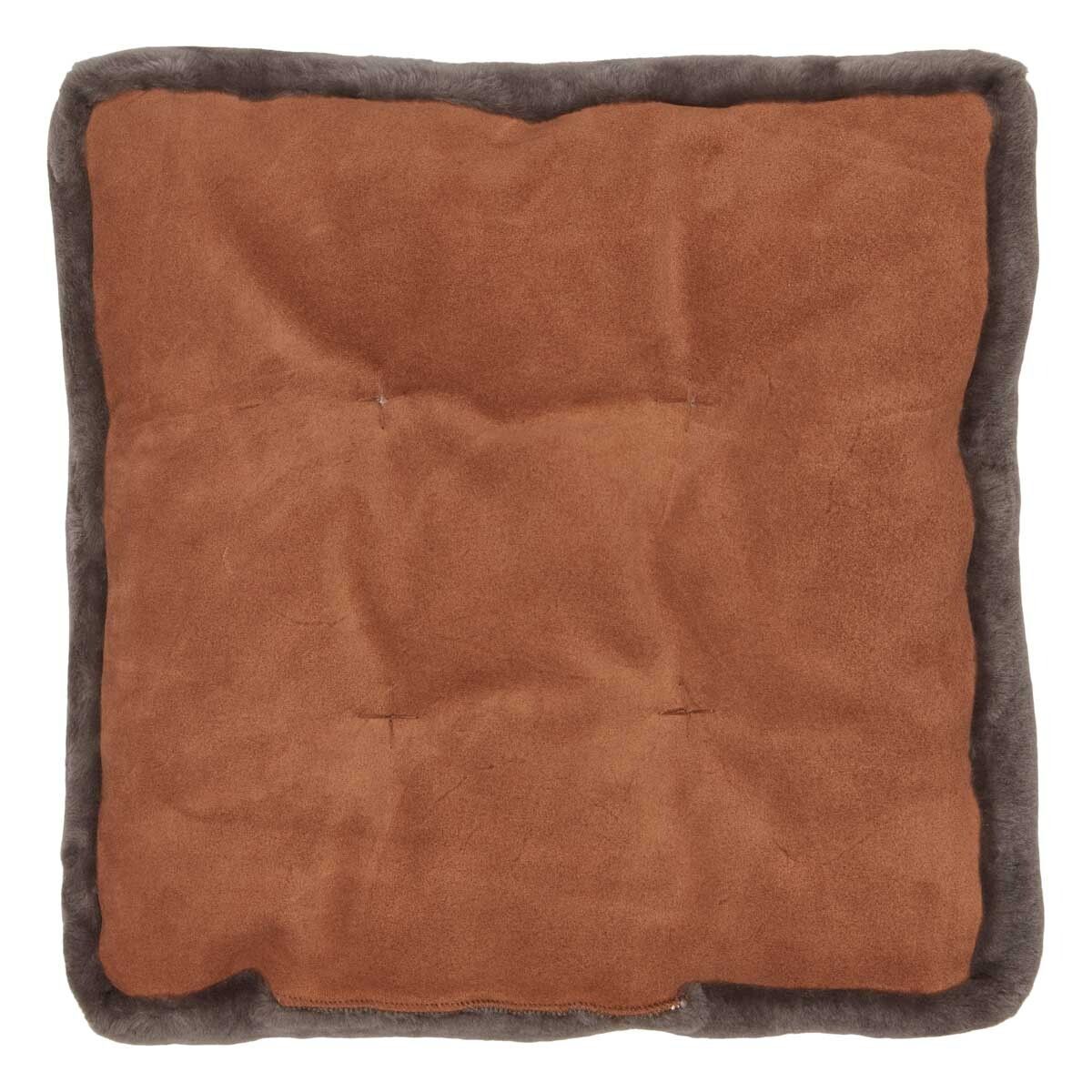 Seat cushion w/fill | Moccasin | New Zealand | 45x45 cm