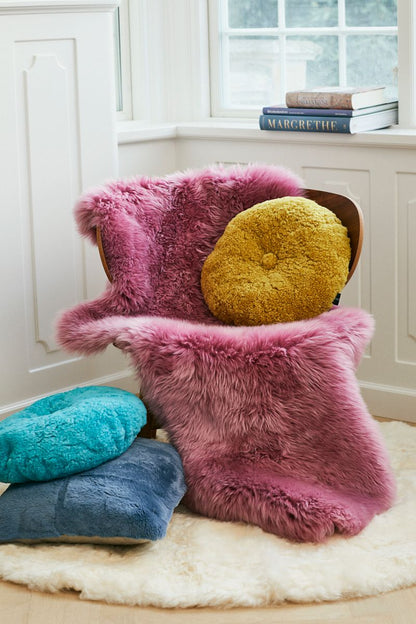 Carpet | Long-haired | New Zealand | Ø180 cm &amp; Ø250 cm