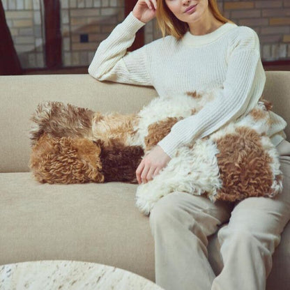 Lambskin cushion | Tuscany | Double sided