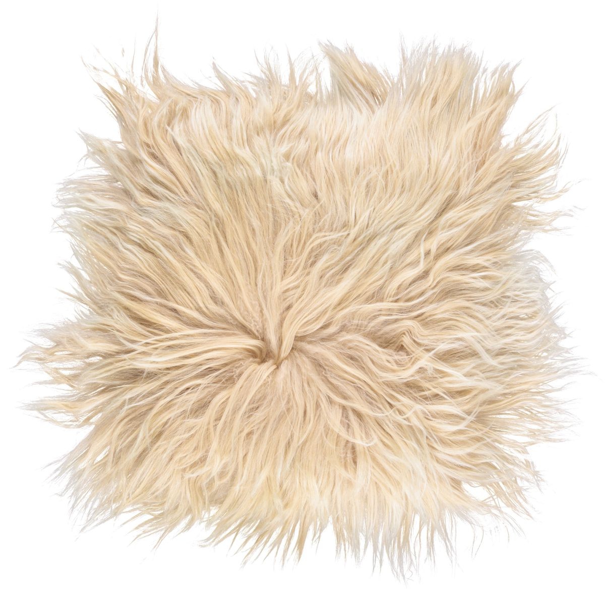 Lambskin cushion | Long-haired | Tibet | Kashmir | 40x40 cm